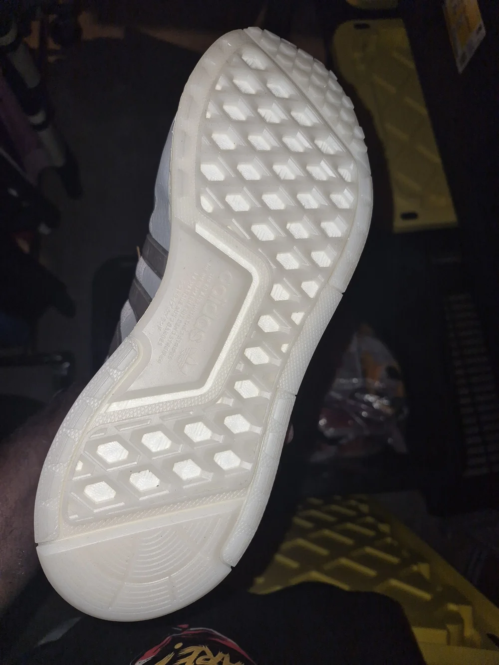 adidas Men's Gray and White Sneakers